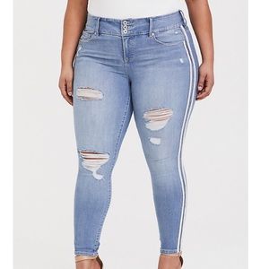 Plus size Side Stripe Jegging